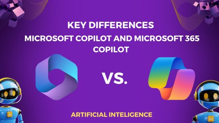 Copilot Differences Microsoft Copilot vs Microsoft 365 Copilot: What's the Difference