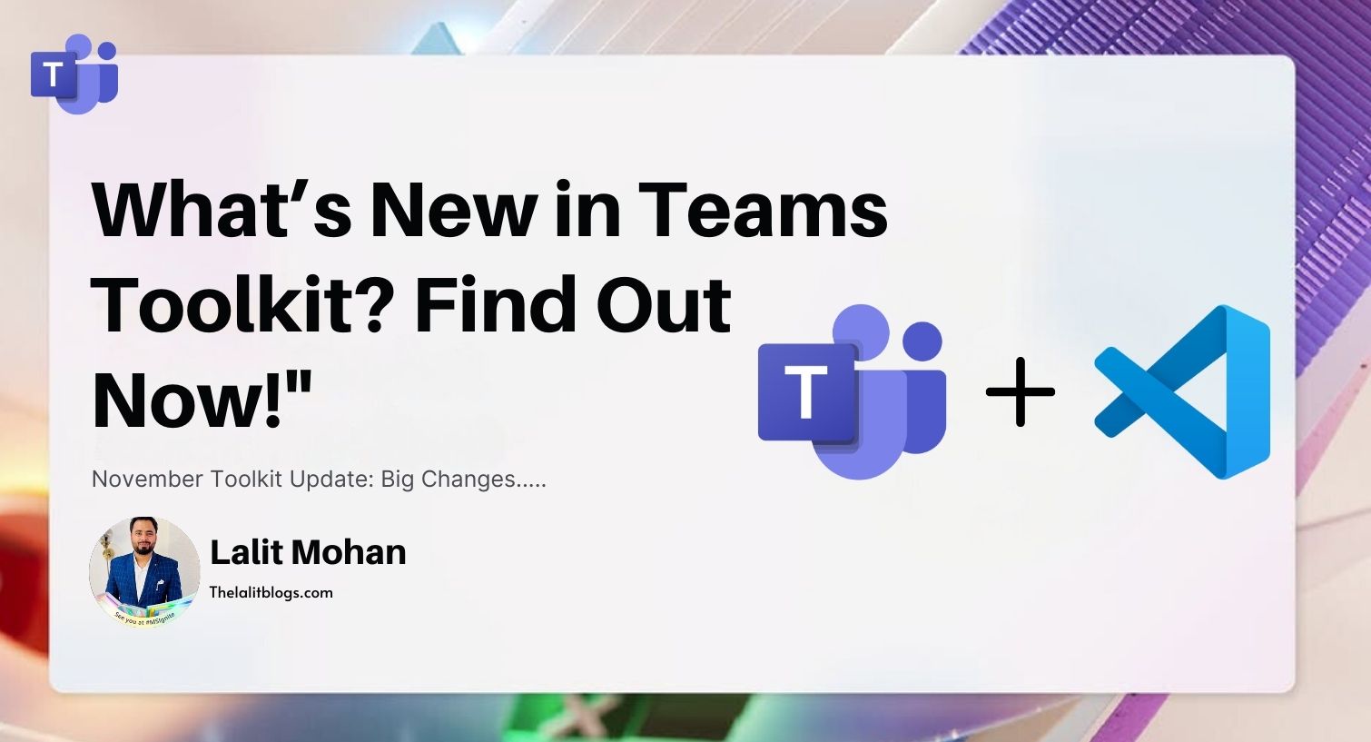 What's New in Teams Toolkit for Visual Studio Code