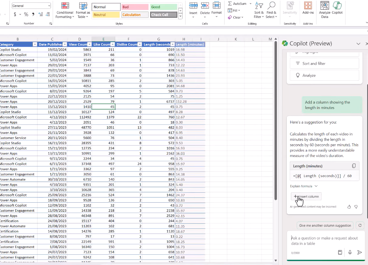 Notepad Excel Formula Language How to Use Microsoft Copilot for Data Analysis in Excel