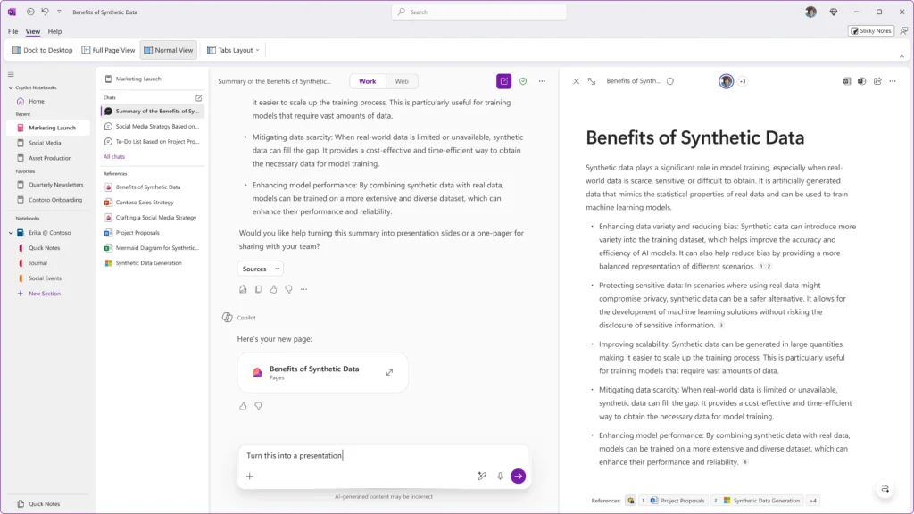Benefits of Copilot Notebooks